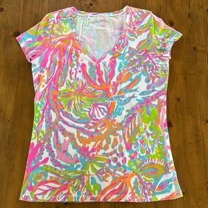 Lilly Pulitzer Michelle V neck top